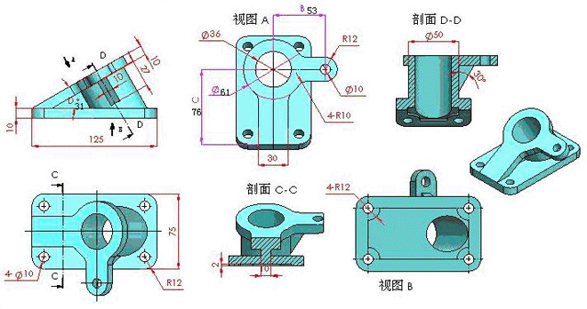 十堰电脑培训学校 cad ug 机械模具 数控编程 建筑绘图 宽660×348高